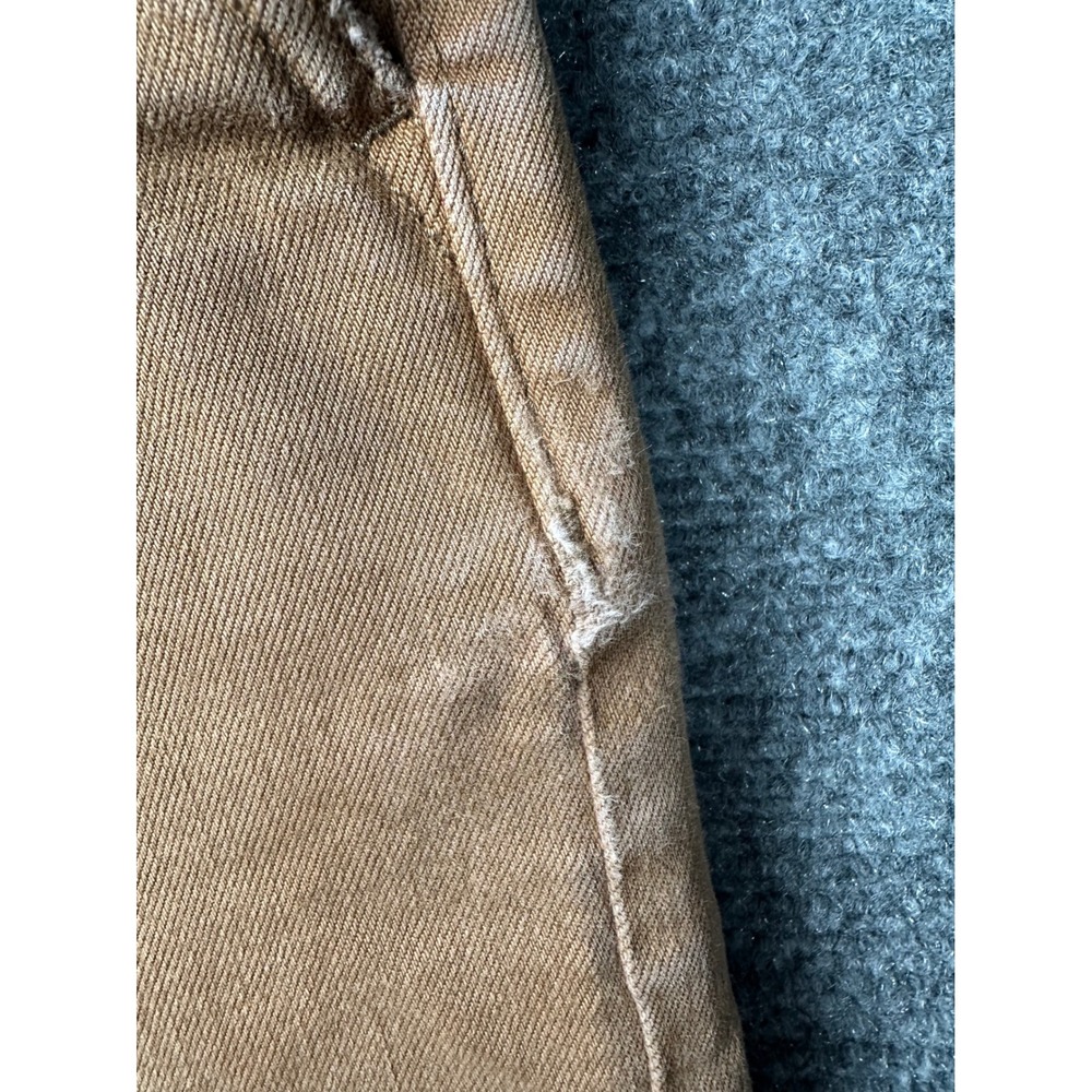 Everlane Women Tan Brown Wide Leg Cropped Sailor Pants Jeans Size 6 READ - Picture 4 of 10